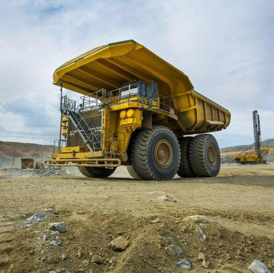 Här är gruvjätten som ska elektrifieras. Foto: Angelo American Här är gruvjätten som ska elektrifieras. Foto: Angelo American