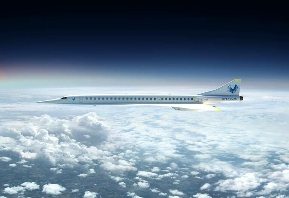 Overture ska kunna ta 65-88 passagerare i upp till Mach 1,7. Foto: Boom Supersonic Overture ska kunna ta 65-88 passagerare i upp till Mach 1,7. Foto: Boom Supersonic