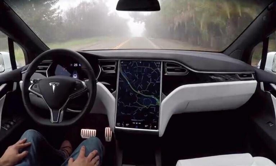 Teslas förarassistans Auto pilot imponerar inte på Euro NCAP, visar en ny utvärdering. Foto: Tesla Teslas förarassistans Auto pilot imponerar inte på Euro NCAP, visar en ny utvärdering. Foto: Tesla