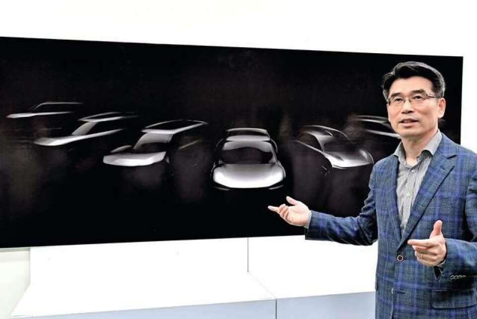 Ho Sung Song, koncernchef för Kia Motors. Foto: Kia Ho Sung Song, koncernchef för Kia Motors. Foto: Kia