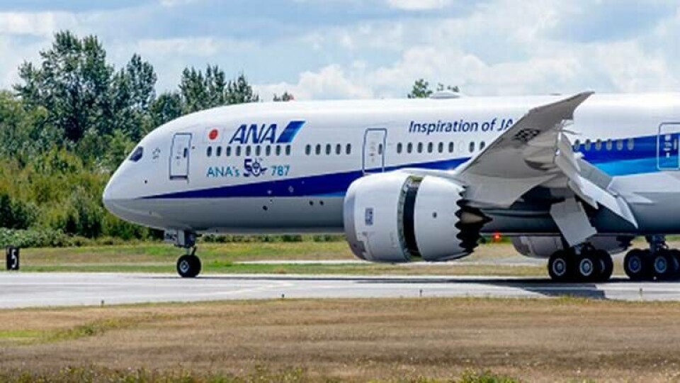 ANA får sitt 50e plan av modellen Boeing 787 Dreamliner. Foto: Boeing ANA får sitt 50e plan av modellen Boeing 787 Dreamliner. Foto: Boeing