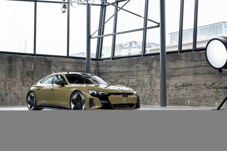 Här är AUdi E-tron GT. Foto: Audi Här är AUdi E-tron GT. Foto: Audi