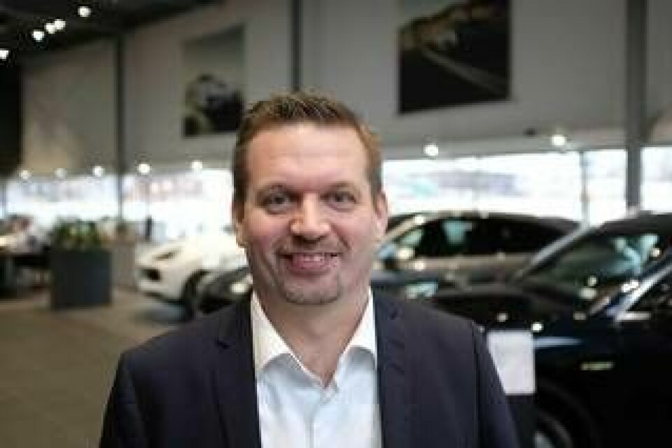 Raine Wermelin, direktör för Porsche Sverige. Foto: Felix Björklund