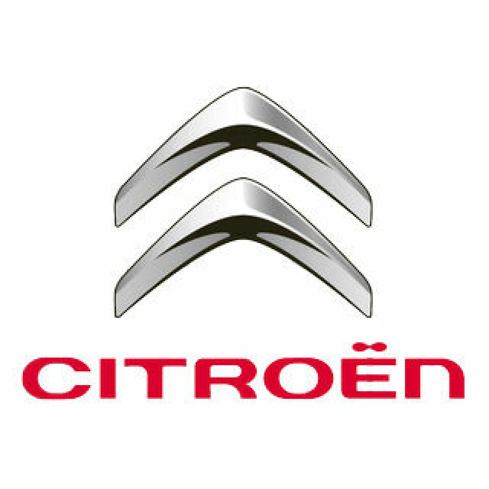 Citroës logo härstammar från 1919 och byggs upp av två sparrar. Foto: Citroën