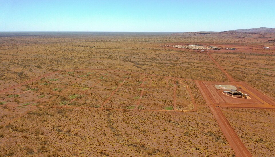 Rio Tintos gruvområde Gudai-Darri i västra Australien.