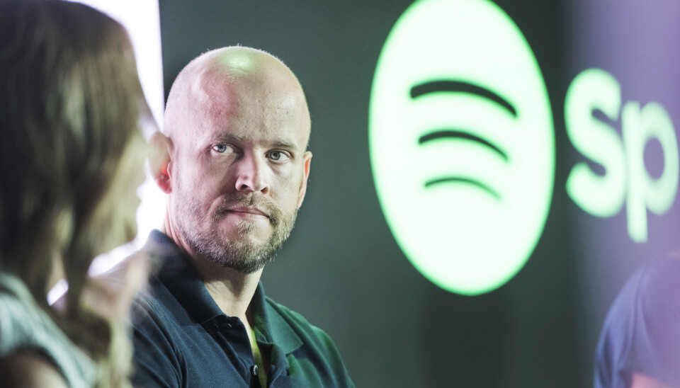 Streamingtjänsten Spotify, med medgrundaren och vd:n Daniel Ek, redovisar bokslut för 2022. Arkivbild Streamingtjänsten Spotify, med medgrundaren och vd:n Daniel Ek, redovisar bokslut för 2022.