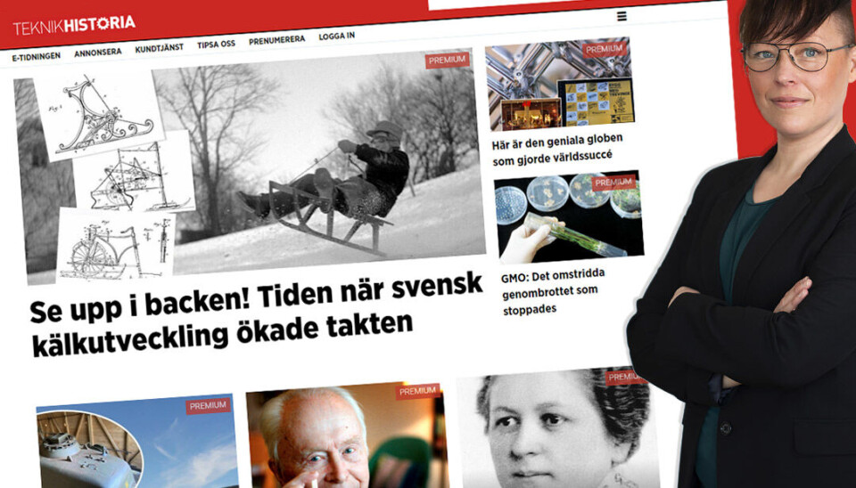 Välkommen till Teknikhistorias nya sajt, hälsar redaktör Angelica Söderberg. Välkommen till Teknikhistorias nya sajt, hälsar redaktör Angelica Söderberg.