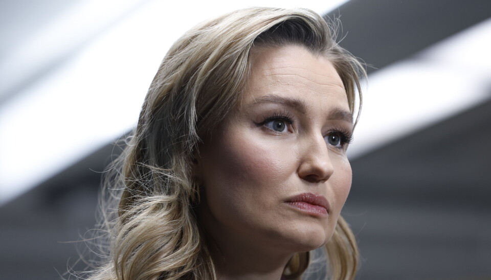 Närings- och energiminister Ebba Busch (KD). Närings- och energiminister Ebba Busch (KD).