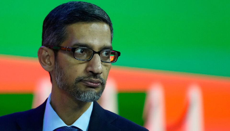 Googles vd Sundar Pichai. Googles vd Sundar Pichai.