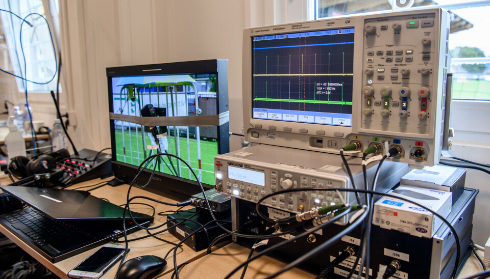 Fördröjnings-test vid Grimsta IP 2021. Fördröjnings-test vid Grimsta IP 2021.