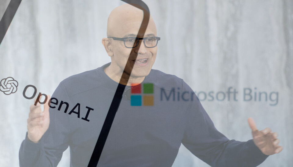 Microsofts vd Satya Nadella presenterade företagets satsningar på AI-fronten under ett event på tisdagen. Microsofts vd Satya Nadella presenterade företagets satsningar på AI-fronten under ett event på tisdagen.