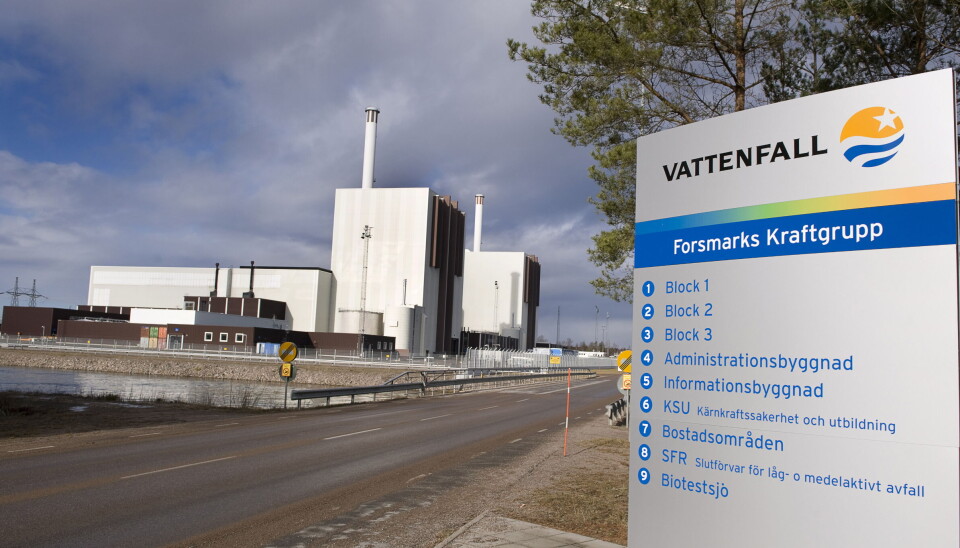 2022 blev rekord för Forsmarks elproduktion. Arkivbild. 2022 blev rekord för Forsmarks elproduktion. Arkivbild.