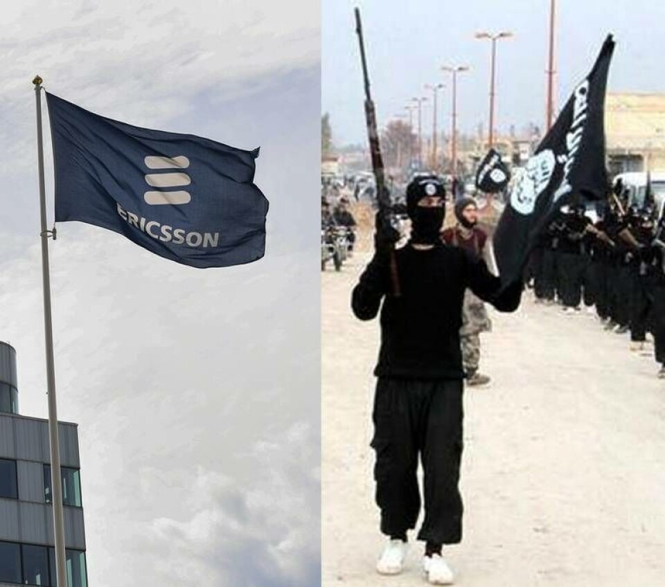 Ericsson kan ha betalat mutor till terrororganisationen IS. Arkivbilder Foto: Jonas Ekströmer/TT/AP Ericsson kan ha betalat mutor till terrororganisationen IS. Arkivbilder Foto: Jonas Ekströmer/TT/AP