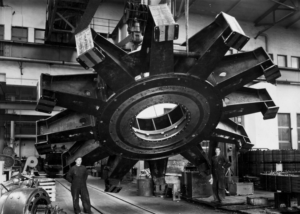 Armkors till en elektrisk generator under tillverkning i Aseas fabrik i Västerås. Foto: PRESSENS BILD/TT Armkors till en elektrisk generator under tillverkning i Aseas fabrik i Västerås. Foto: PRESSENS BILD/TT