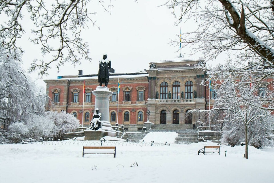 Uppsala universitet har infört karantänrutiner efter corona-utbrottet. Hittills har en person på universitet fortsatts i karantän. Foto: David Naylor