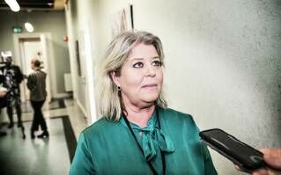 Camilla Waltersson Grönvall, Moderaternas socialpolitiska talesperson. Foto: Tomas Oneborg/SvD/TT