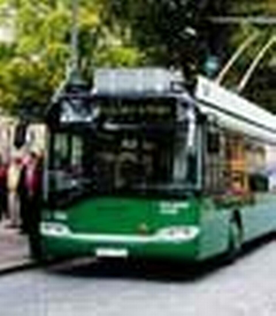 Premiär för nya trådbusslinjen i Landskrona