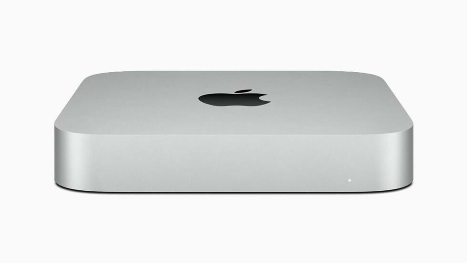 Den första stationära att få Apples skräddarsydda M1-chip är Mac Mini. Foto: Apple