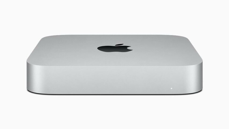 Den första stationära att få Apples skräddarsydda M1-chip är Mac Mini. Foto: Apple Den första stationära att få Apples skräddarsydda M1-chip är Mac Mini. Foto: Apple