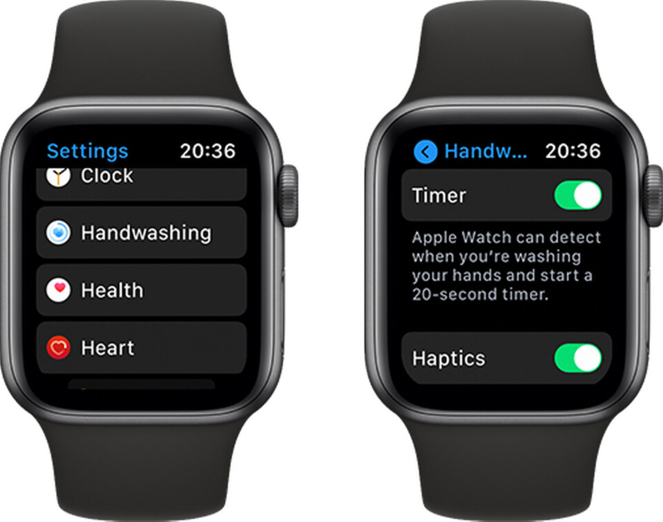 Apple Watch ska hålla koll på din handhygien