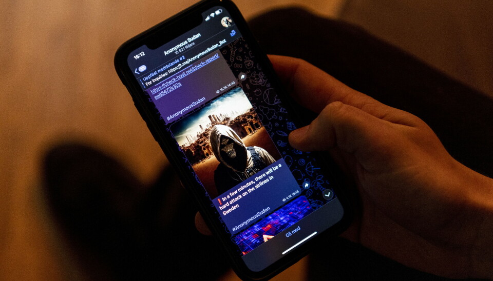 Anonymous Sudan har kommunicerat flitigt på plattformen Telegram. Anonymous Sudan har kommunicerat flitigt på plattformen Telegram.