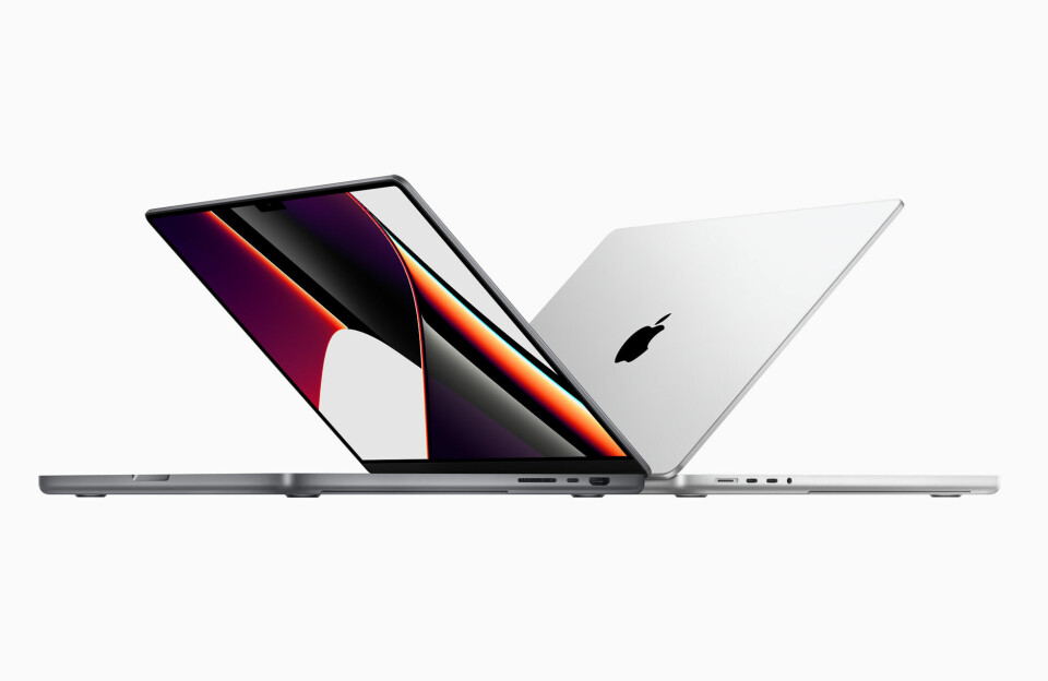 Macbook Pro, 14 och 16 tum, från hösten 2021 med uppdaterad design. Foto: Apple