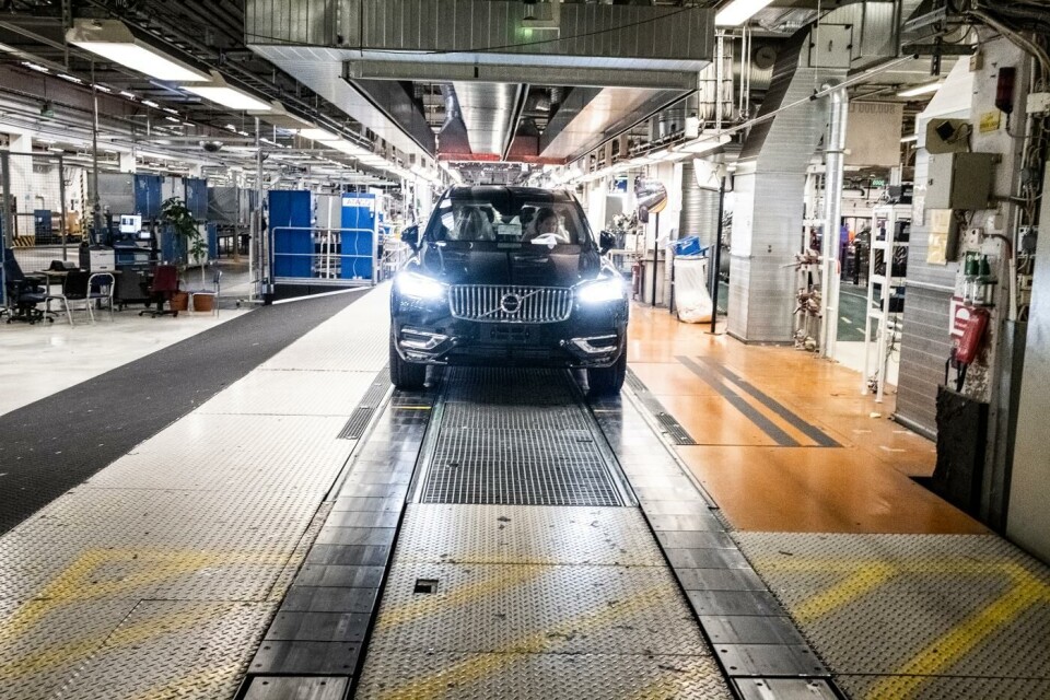Volvo Cars fabrik i Torslanda i Göteborg. Foto: Magnus Hjalmarson Neideman/SvD/T Volvo Cars fabrik i Torslanda i Göteborg. Foto: Magnus Hjalmarson Neideman/SvD/T