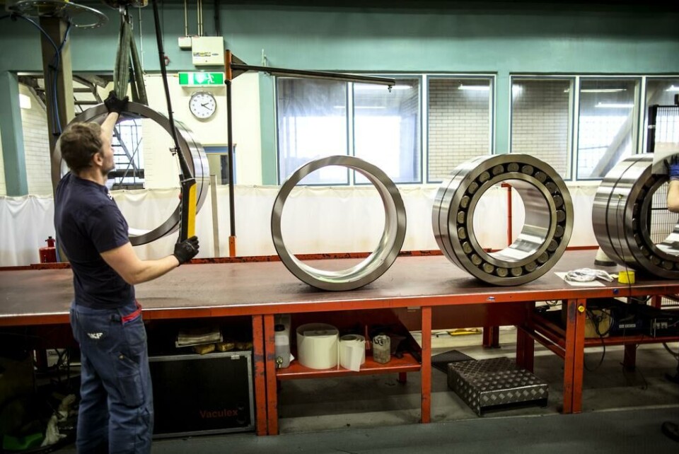 Tillverkning av lager vid SKF:s fabrik i Göteborg. Foto: Björn Larsson Rosvall/TT Tillverkning av lager vid SKF:s fabrik i Göteborg. Foto: Björn Larsson Rosvall/TT