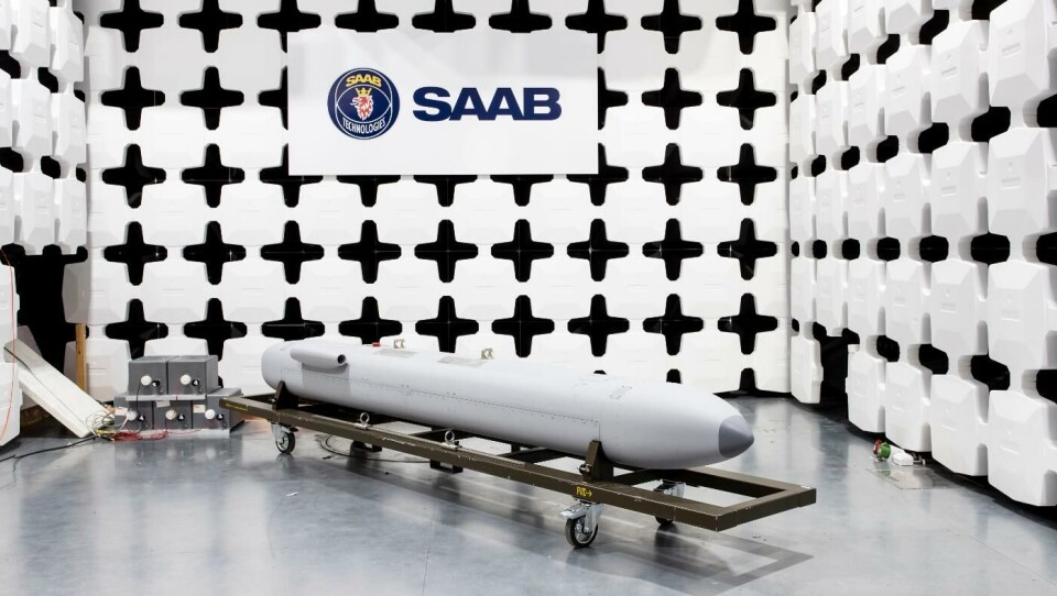 Saabs Electronic Attack Jammer Pod. Foto: Saab Saabs Electronic Attack Jammer Pod. Foto: Saab
