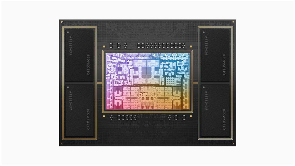 Nya M2 Pro-chipet har 40 miljarder transistorer, 200 GB/s enhetlig minnesbandbredd och upp till 32 GB enhetligt minne med låg latens. Foto: Press Nya M2 Pro-chipet har 40 miljarder transistorer, 200 GB/s enhetlig minnesbandbredd och upp till 32 GB enhetligt minne med låg latens. Foto: Press