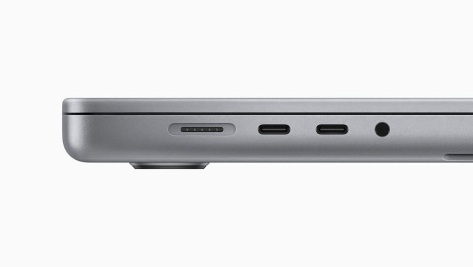 Portarna på nya Macbook Pro. Foto: Press Portarna på nya Macbook Pro. Foto: Press