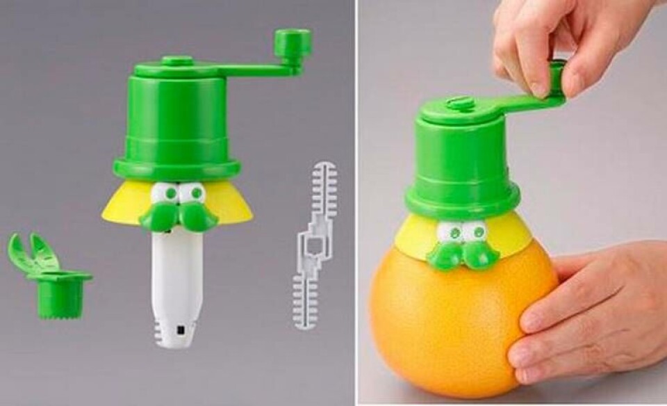 Veva fram lite juice ur apelsinen eller grapefrukten. Foto: Japantrendshop Veva fram lite juice ur apelsinen eller grapefrukten. Foto: Japantrendshop
