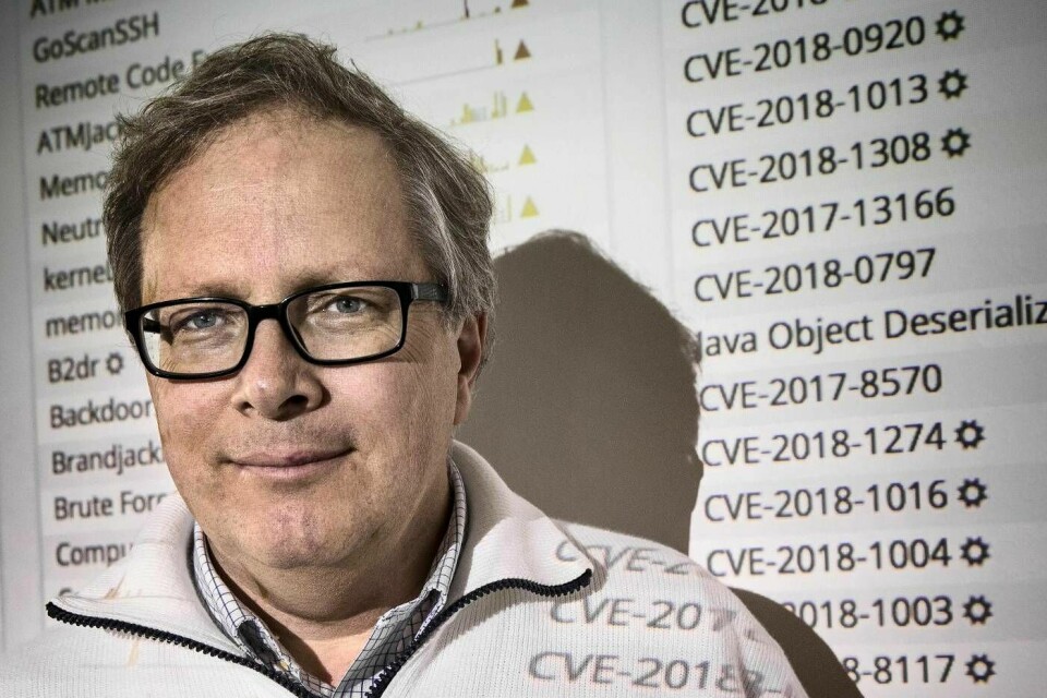 Staffan Truvé är medgrundare av säkerhetsföretaget Recorded Future och ordförande för IVA:s avdelning för informationsteknik. Foto: Sören Håkanlind