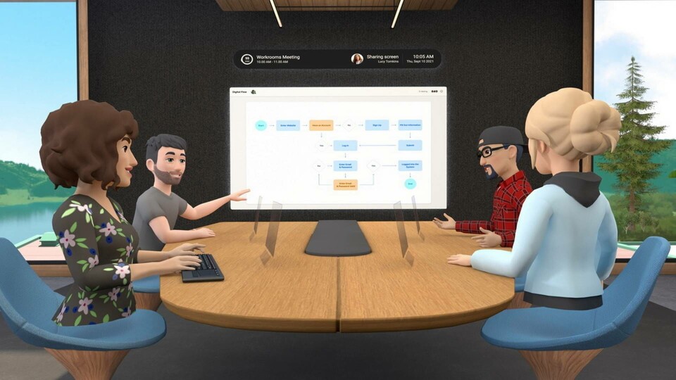 Facebook satsar på vr-möten – släpper appen Horizon Workrooms