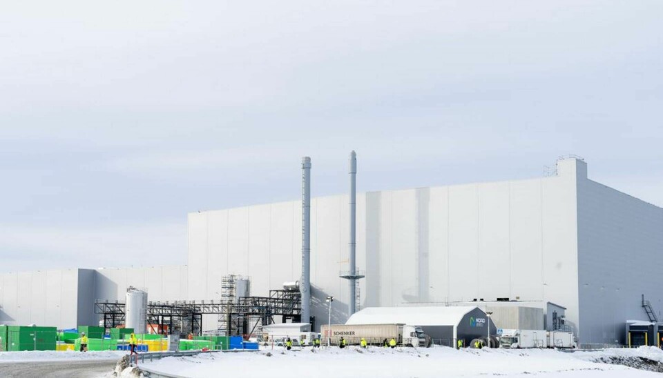 Northvolts batterifabrik Ett i Skellefteå. Bilden togs 2022.