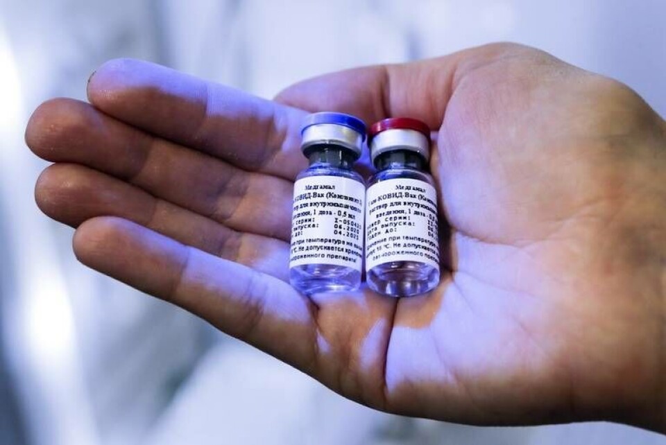 Det nya ryska vaccinet ska testas i Filippinerna. Bilden kommer från den statliga ryska fonden RDIF som finansierar vaccinet. Arkivbild. Foto: Alexander Zemlianichenko Jr/AP/TT Det nya ryska vaccinet ska testas i Filippinerna. Bilden kommer från den statliga ryska fonden RDIF som finansierar vaccinet. Arkivbild. Foto: Alexander Zemlianichenko Jr/AP/TT