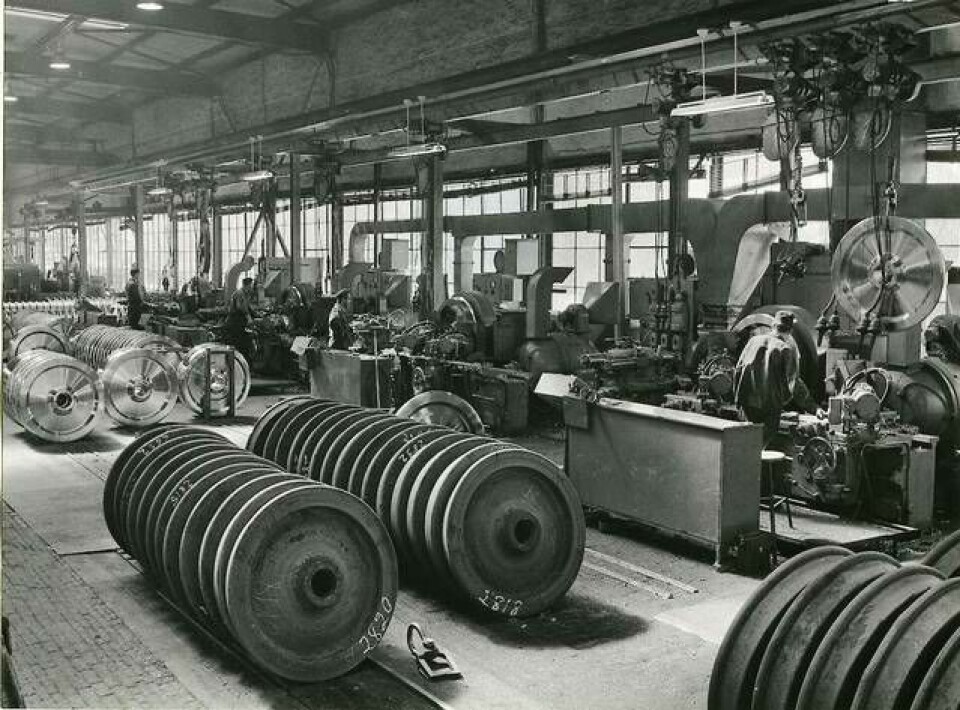 Surahammarfabriken, okänt årtal. Foto: Asea