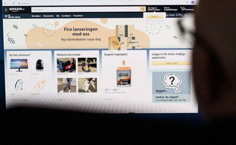 Svenska handlare hoppas få draghjälp av Amazon