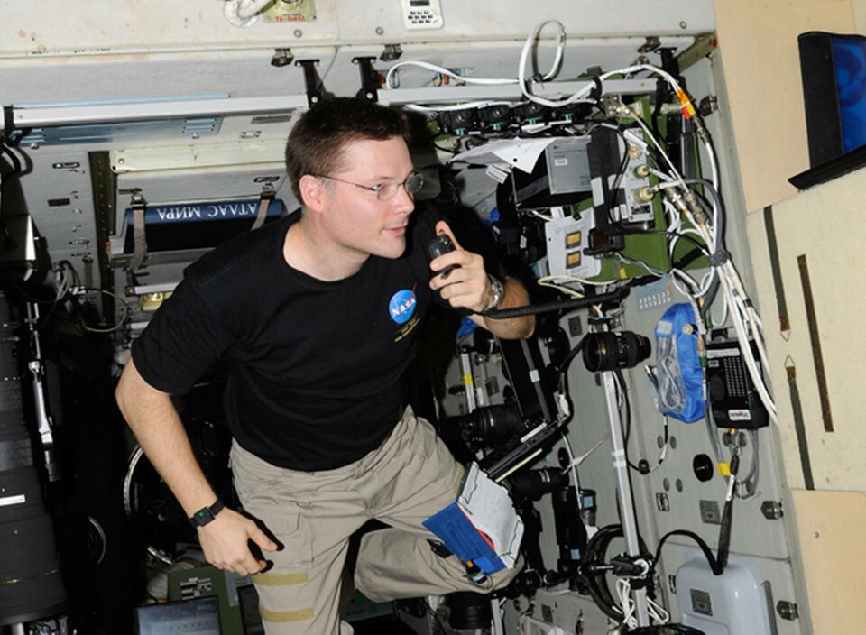 Snacka privat med en astronaut