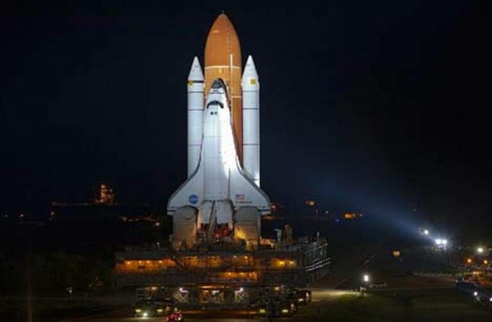 Endeavour görs klar för avfärd. Foto: Nasa Endeavour görs klar för avfärd. Foto: Nasa