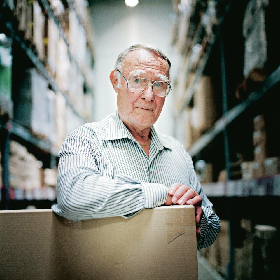 Ikea-grundaren Ingvar Kamprad död