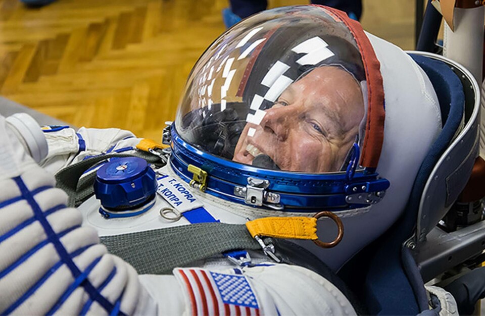 Brittisk astronaut blir historisk i rymden