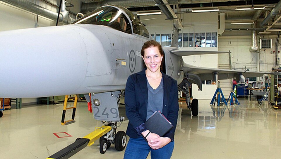Karina vässar framtidens svenska stridsflygplan