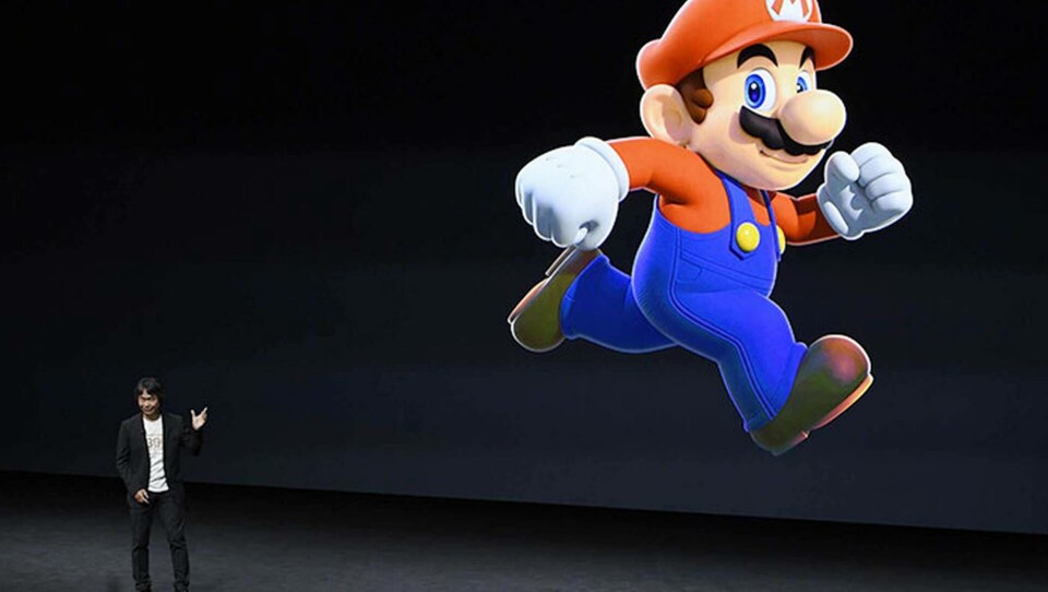 Mario hoppar till Iphone