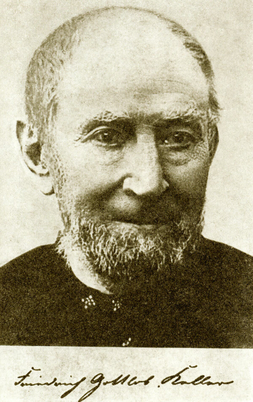 Tyska vävaren Friedrich Gottlob Keller (1816–1895).