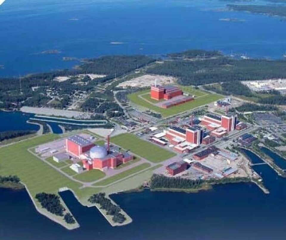 Det finska kärnkraftverket Olkilouto