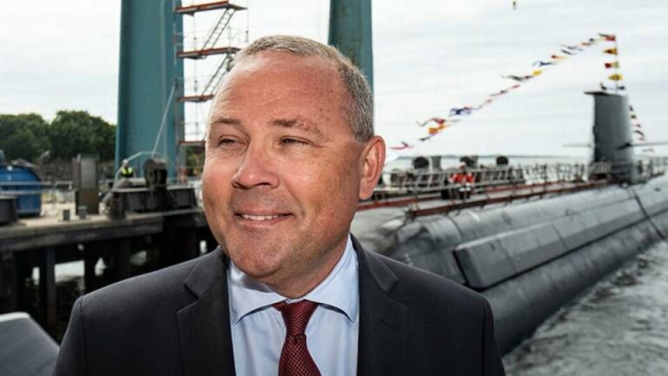 Håkan Buskhe, Saabs vd. Foto: TT Håkan Buskhe, Saabs vd. Foto: TT