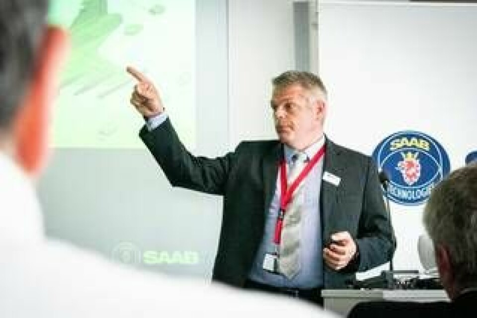 Petter Bedoire, teknisk chef på Saab. Foto: Johan Kristensson