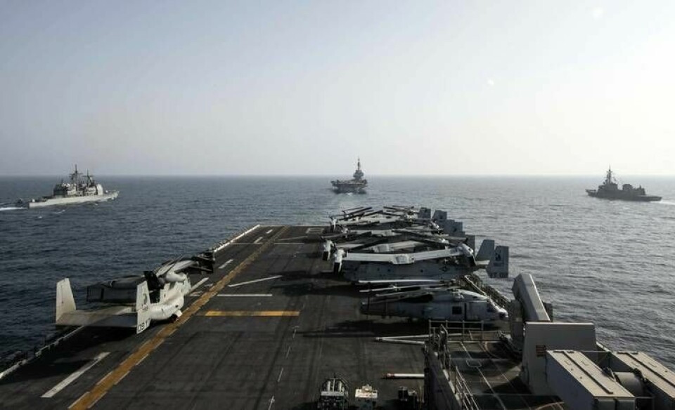 Den amerikanska flottan har beställt tre radarsystem från Saab. Arkivbild. Foto: Ethan Jaymes Morrow/AP/TT