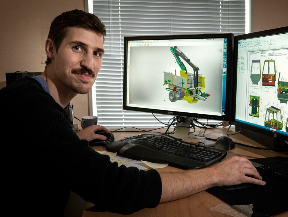 Konstruktören Ludvig Johansson. Foto: Sören Håkanlind Konstruktören Ludvig Johansson. Foto: Sören Håkanlind